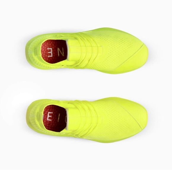 NWT Lane Eight Unisex Trainer AD 1 Athletic Tennis Shoes Bright Yellow Size W 8 - Picture 5 of 9